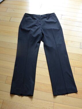 LAFAYETTE 148 New York Black Wool Dress Pants Size 10
